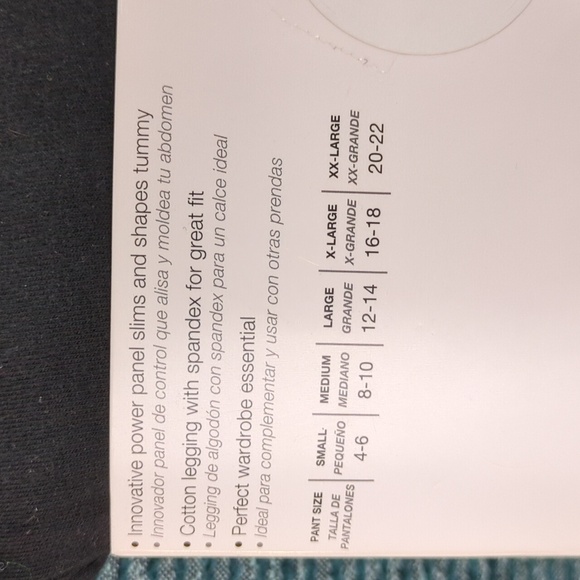 No Nonsense Great Shape Cotton Leggings, High Waist, Tummy Shaping Panel - Picture 7 of 7